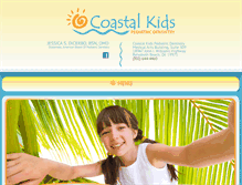 Tablet Screenshot of coastalkidspedo.com